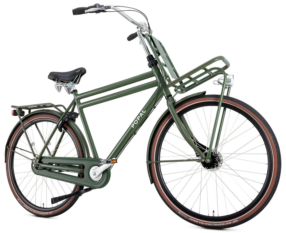 Vélo Hollandais Popal Daily Dutch Prestige N7 - Homme - Vert Armée 2/3