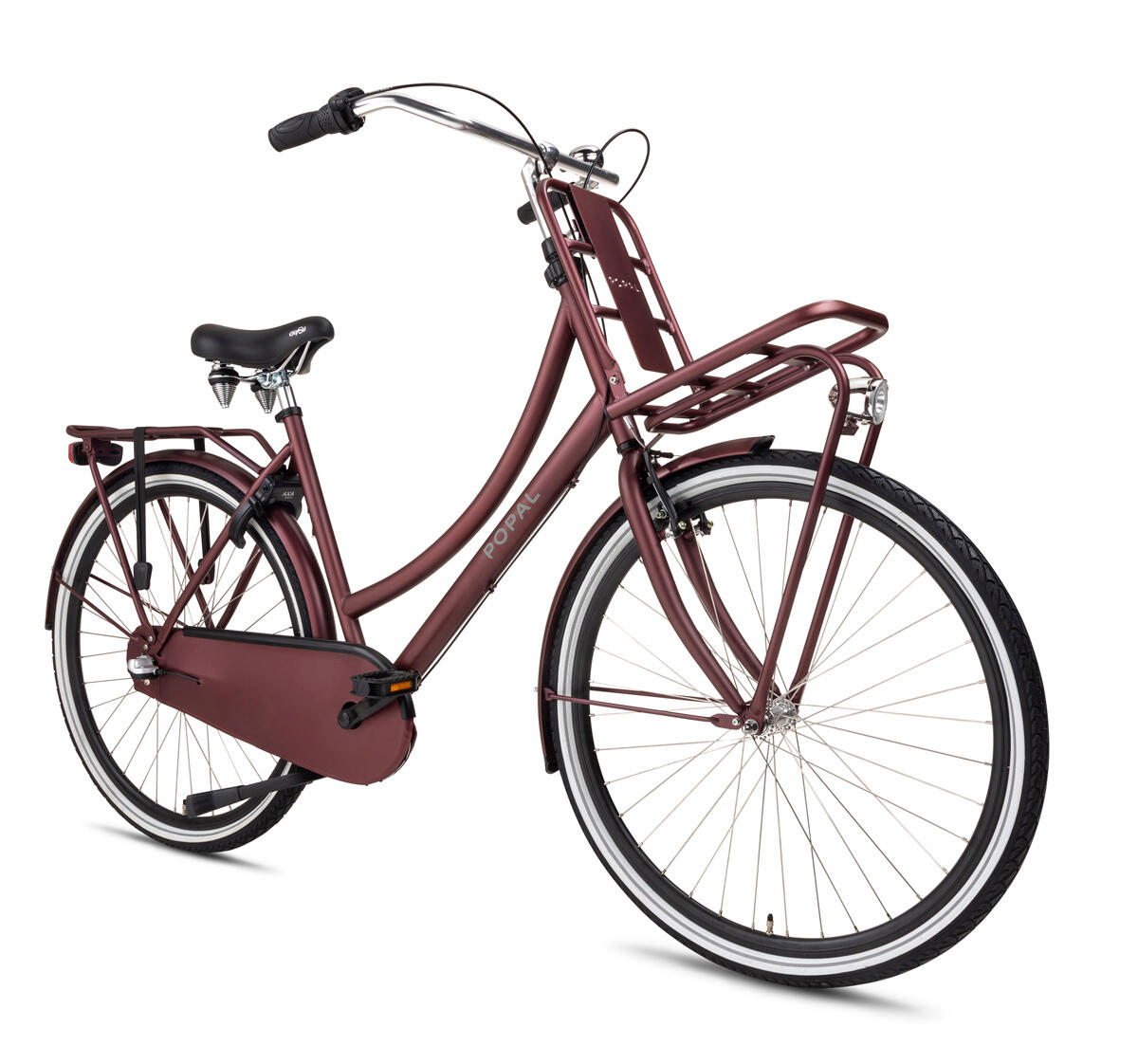 Popal Daily Dutch Basic+ N3 Transportfiets - Stadsfiets - Dames - Oak Red 2/3