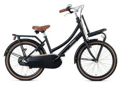 Popal daily dutch basic+ n3 - kinder transportfiets - 22 inch - mat zwart