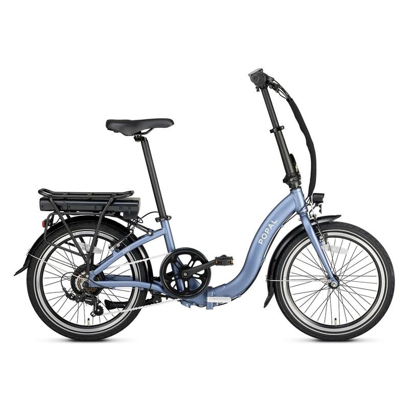 Vélo Pliant Electrique Popal E-Folt 1.0 - Moteur Roue Arrière - 420Wh - Bleu