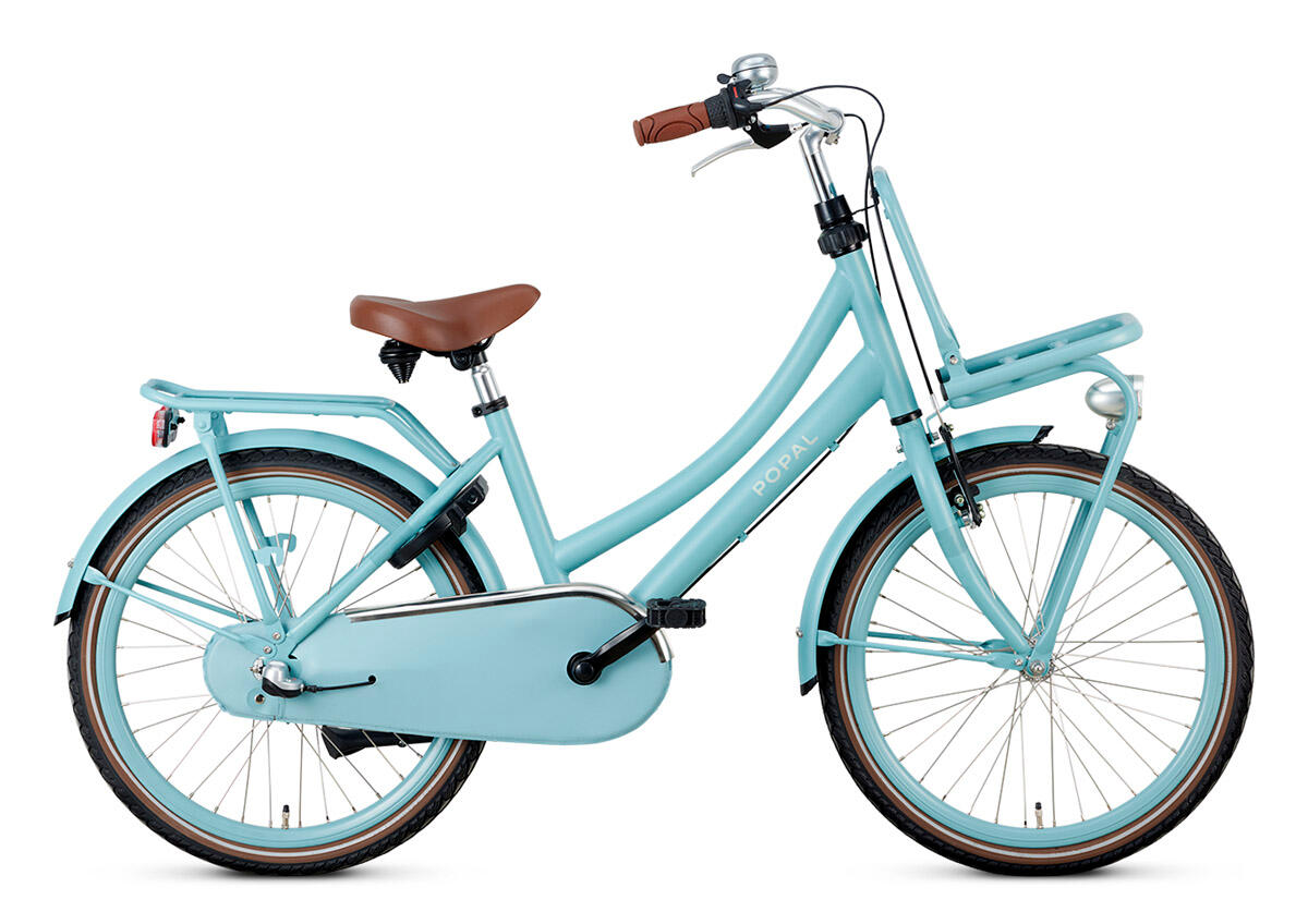 POPAL Popal Daily Dutch Basic+ N3 - Kinder Transportfiets - 22 Inch - Mat Blauw
