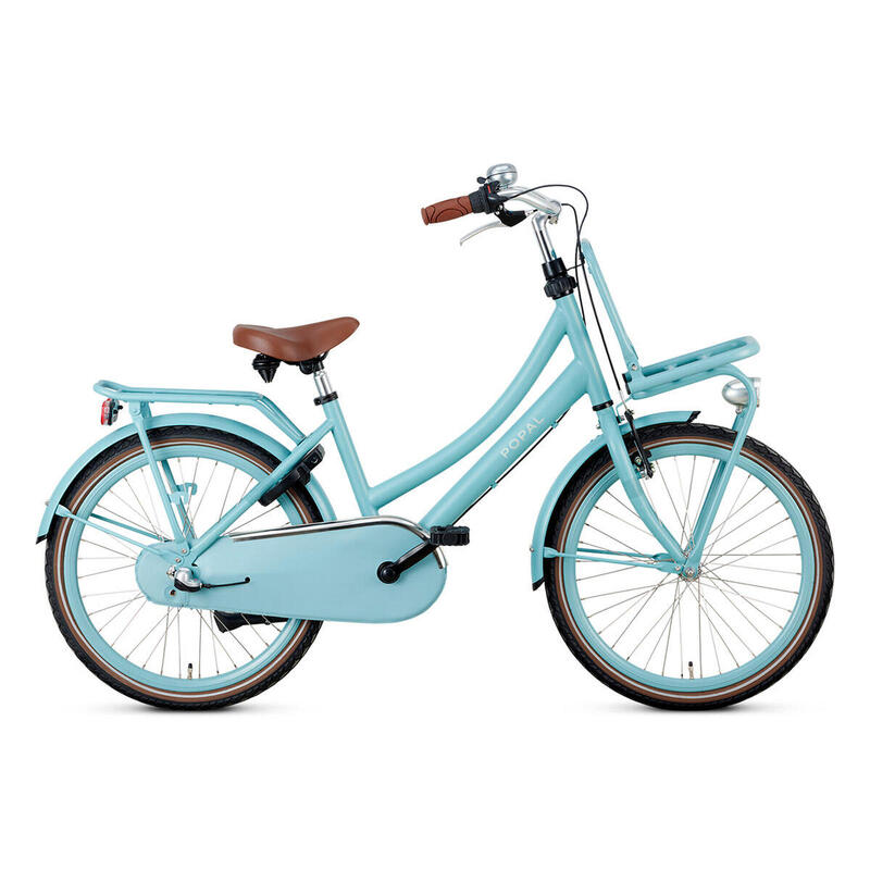 Vélo Enfant Hollandais Popal Daily Dutch Basic+ N3 - 22 pouces - Bleu Mat