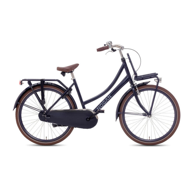 Nogan Cargo Transportfiets - Meisjesfiets - 26 inch - Midnight Blauw