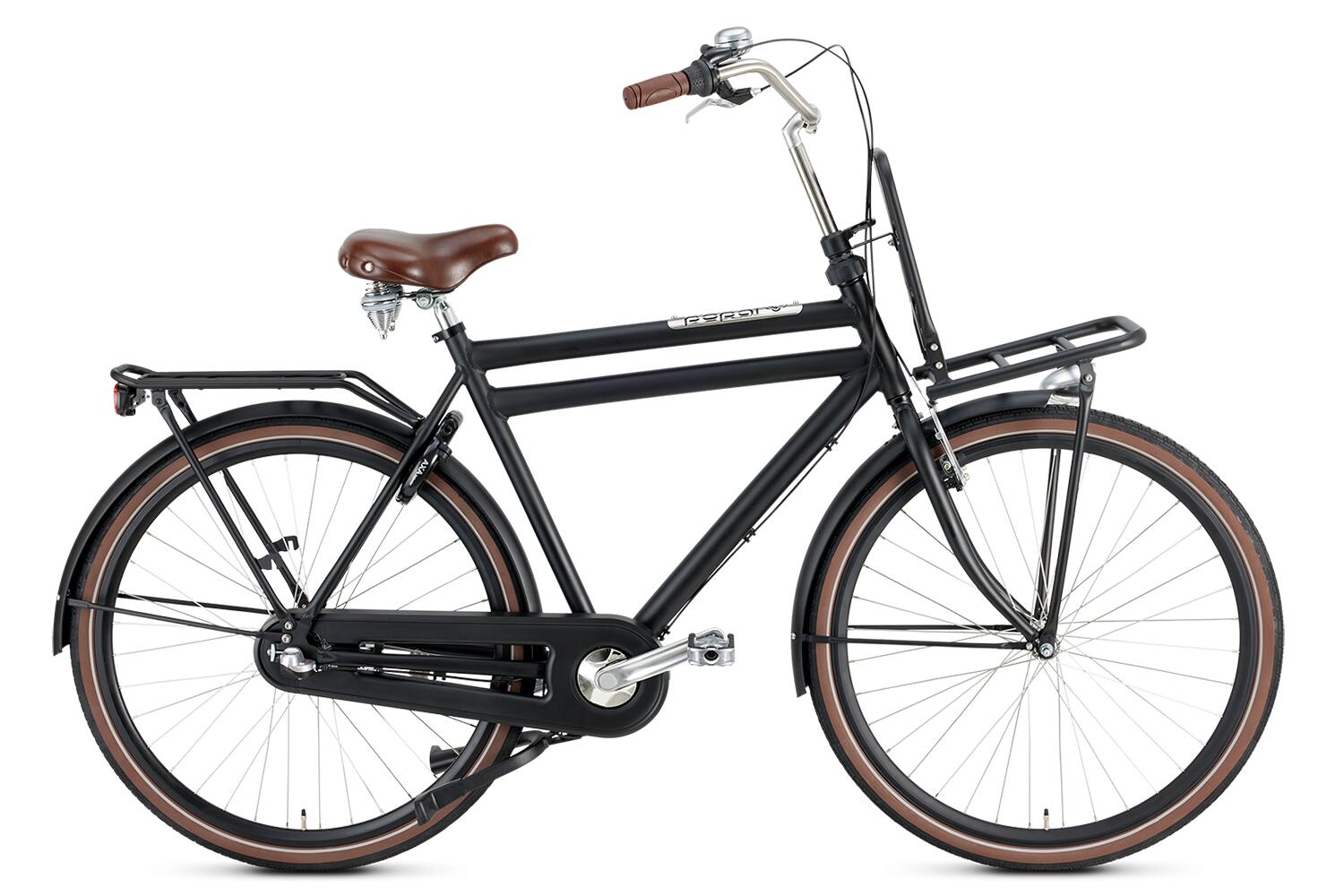 POPAL Popal Daily Dutch Basic+ N3 VB Transportfiets - Stadsfiets - Heren - Mat Zwart
