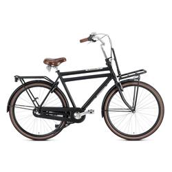 Vélo Hollandais Popal Cargo Aluminium N3 - Homme - Noir Mat