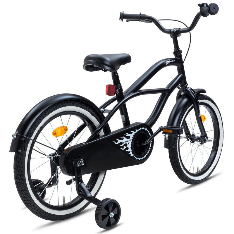 Nogan Rumble Kinderfahrrad – 18 Zoll – Schwarz