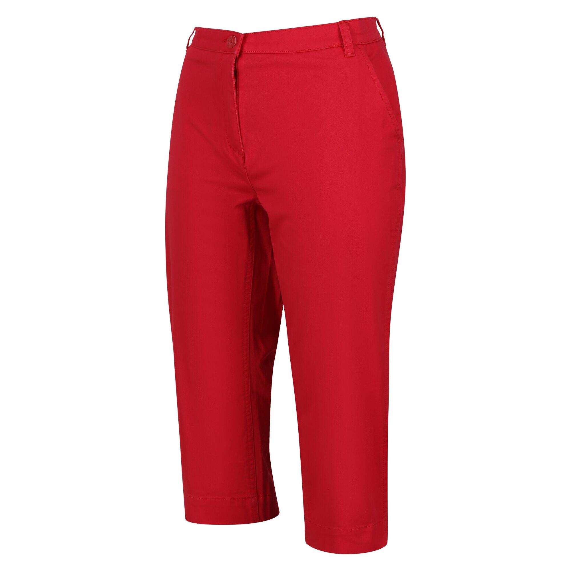 Pantaloncini da donna BAYLA (Rosso brillante)