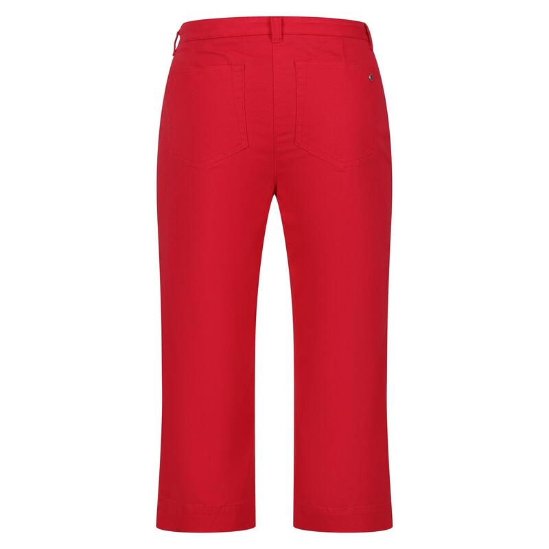 "Bayla" Caprihose für Damen Miami Rot