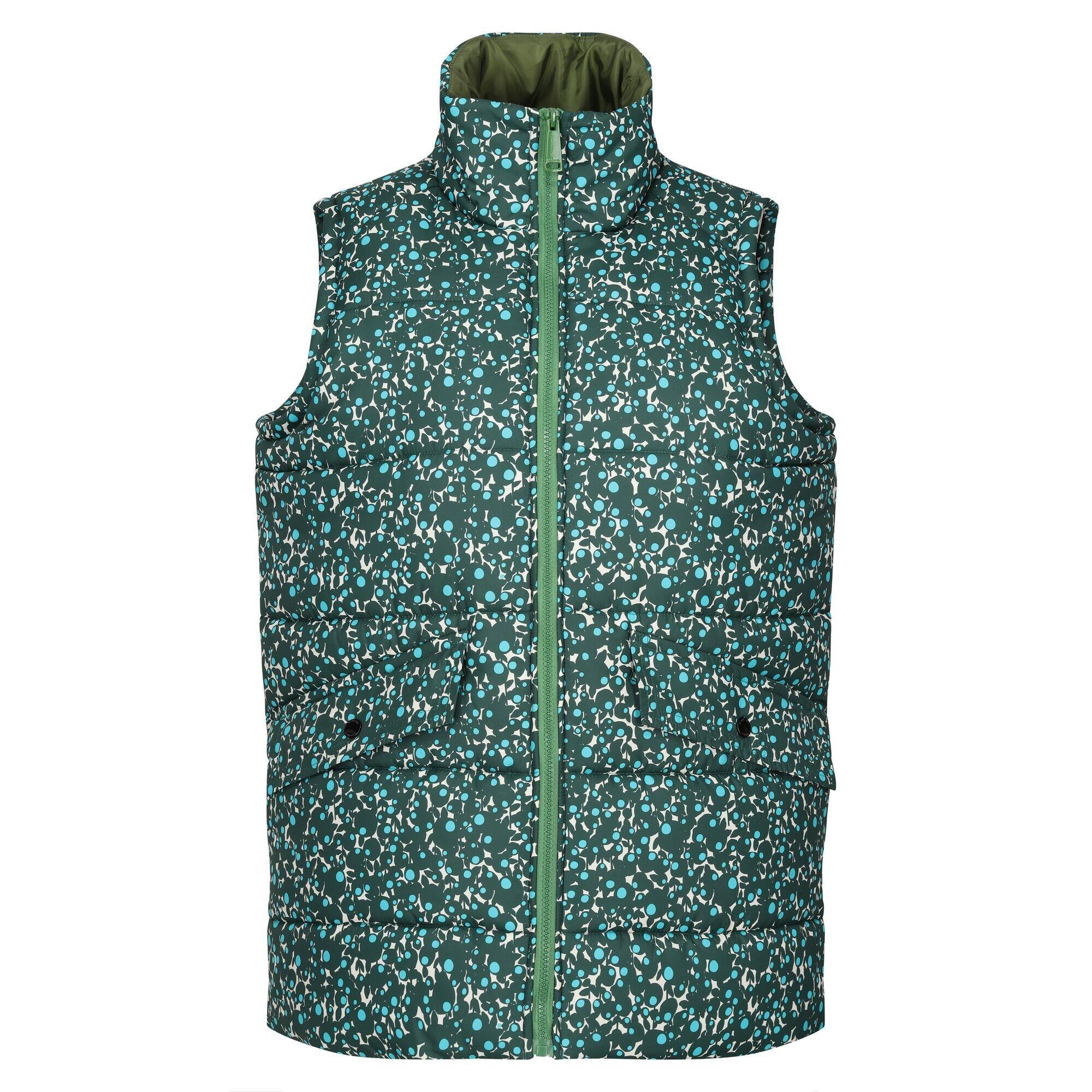 REGATTA Womens/Ladies Orla Kiely Printed Body Warmer (Berry Bubble Jade)