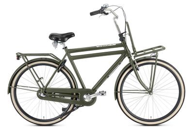 Popal cargo aluminium n3 transportfiets - stadsfiets - heren - mat zwart