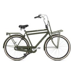 Vélo Hollandais Popal Cargo Aluminium N3 - Homme - Noir Mat