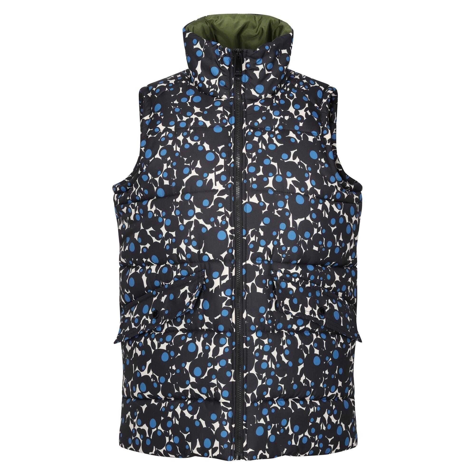 ORLA KIELY Women's sleeveless jacket (Blue / Berry)