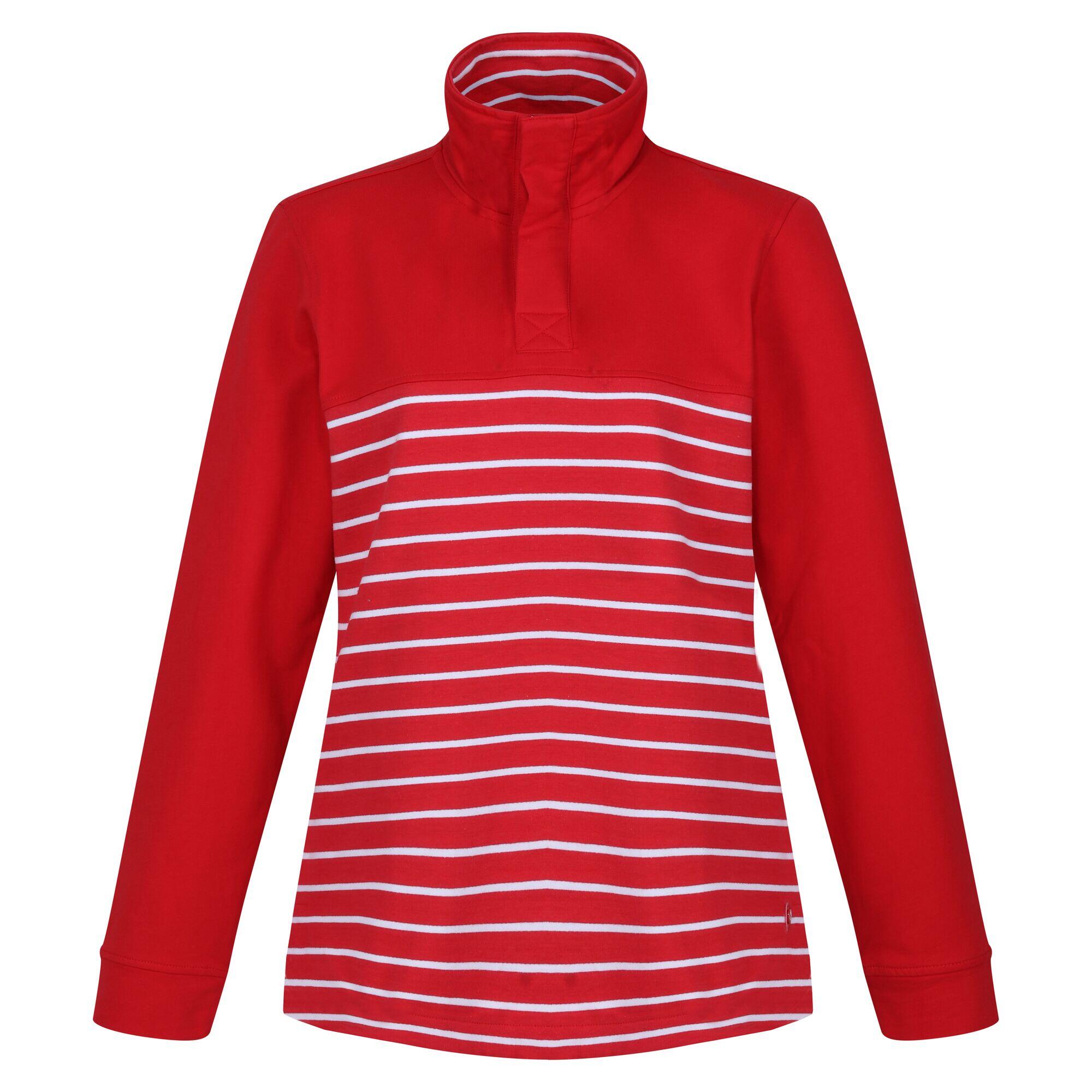 Women's BAYLA sweatshirt (Bright red / White)