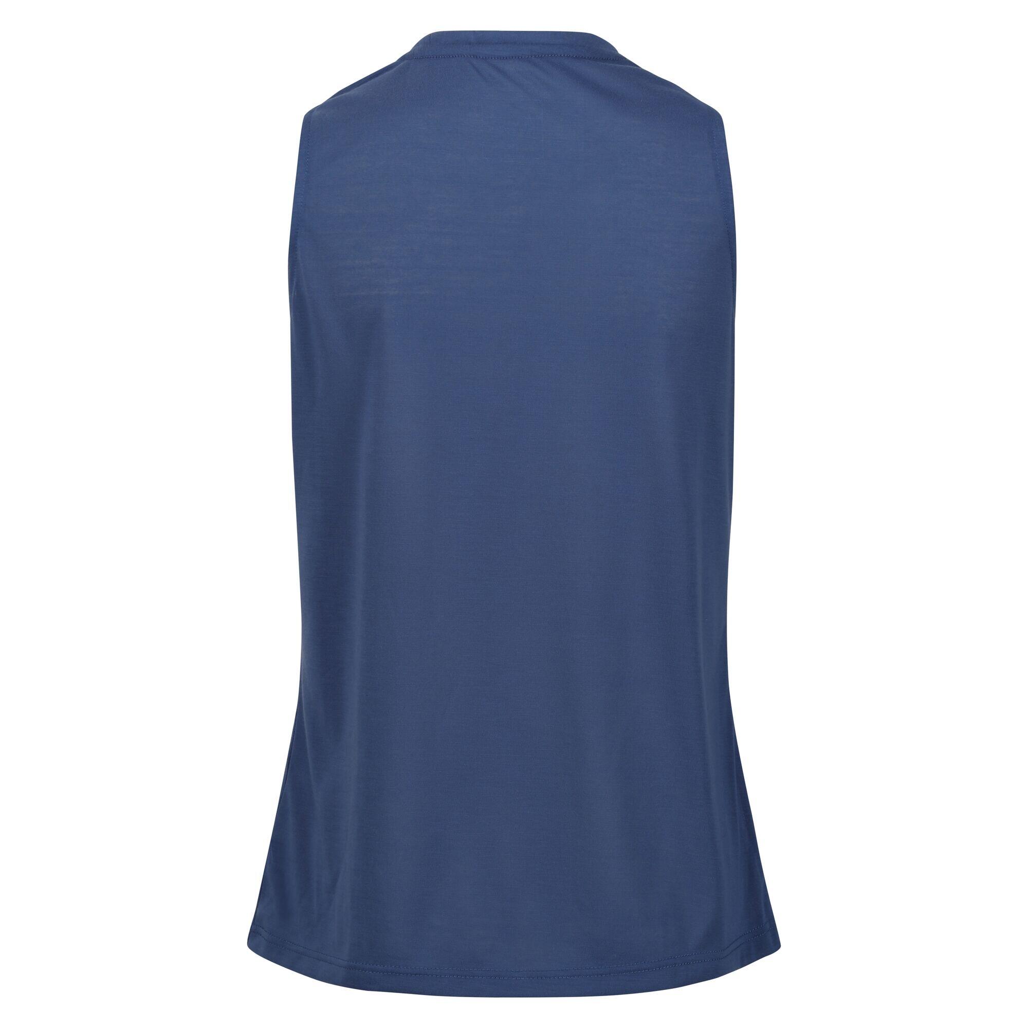 Womens/Ladies Freedale II Move Recover Vest Top (Dusty Denim) 2/5