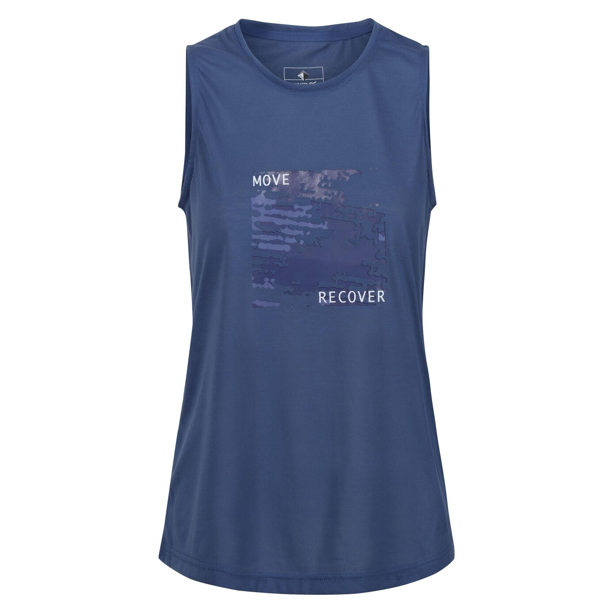 REGATTA Womens/Ladies Freedale II Move Recover Vest Top (Dusty Denim)