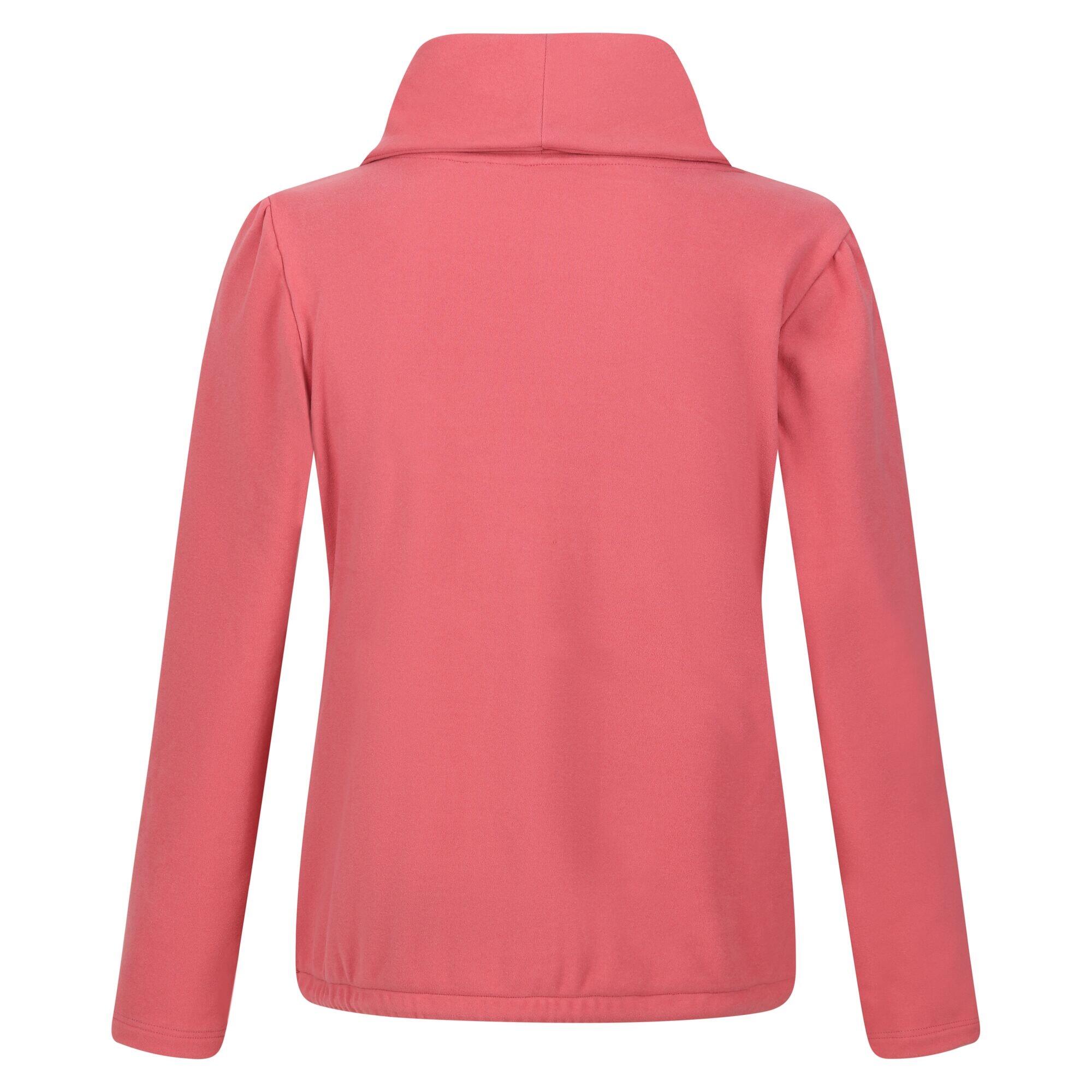 Womens/Ladies Adarae Fleece Roll Neck Sweatshirt (Mineral Red) 2/5