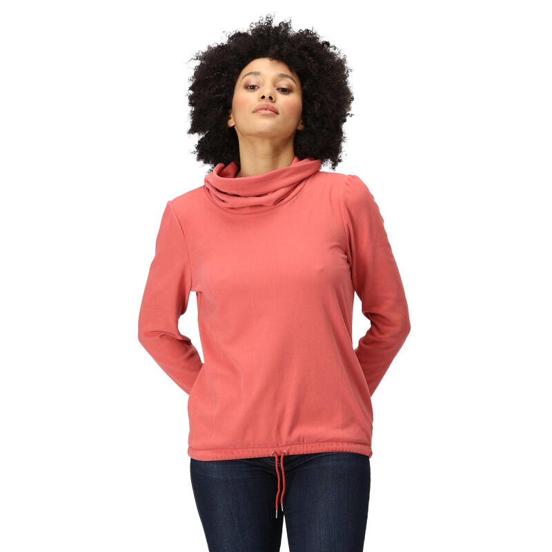 "Adarae" Sweatshirt Rollkragen für Damen Mineral Rot