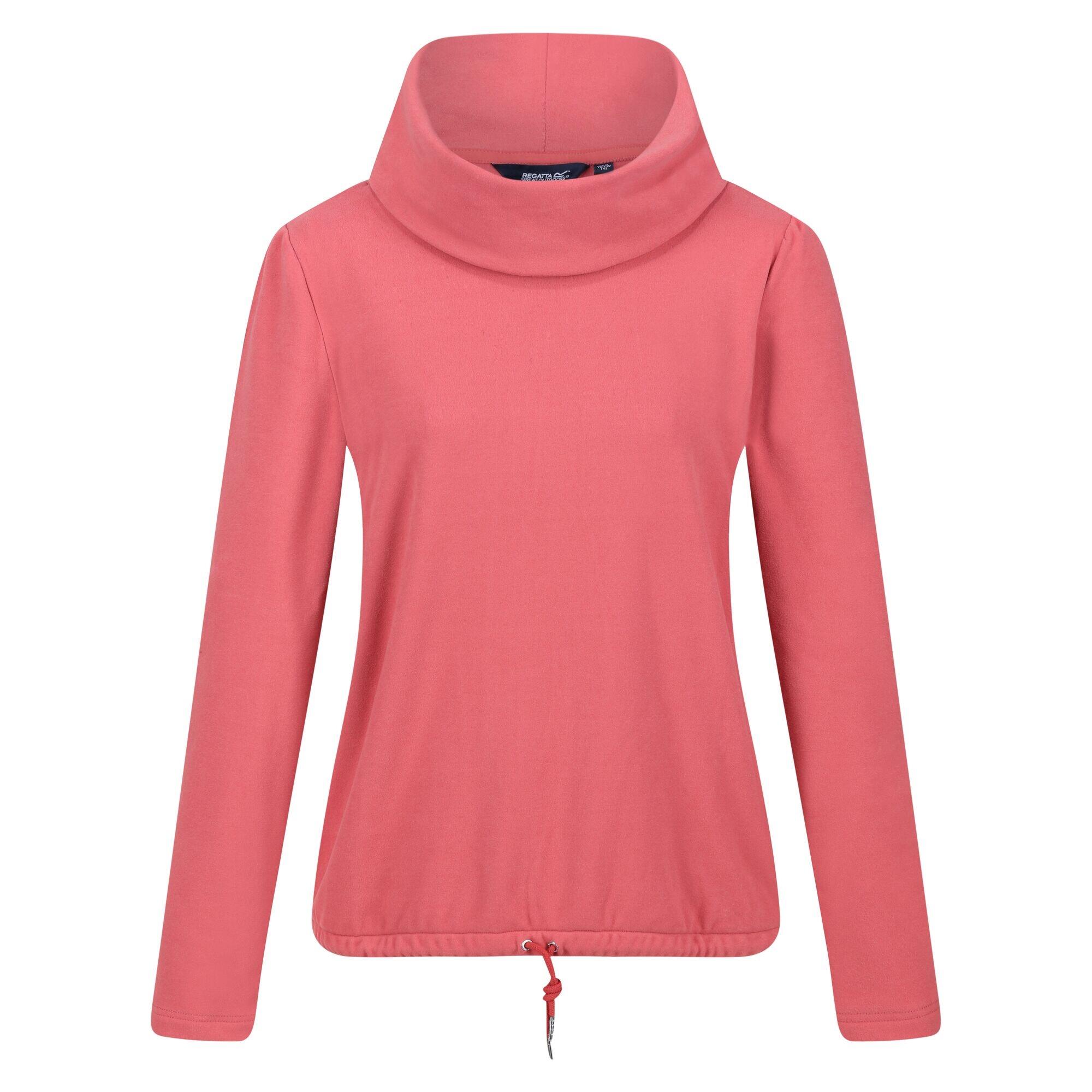 Womens/Ladies Adarae Fleece Roll Neck Sweatshirt (Mineral Red) 1/5
