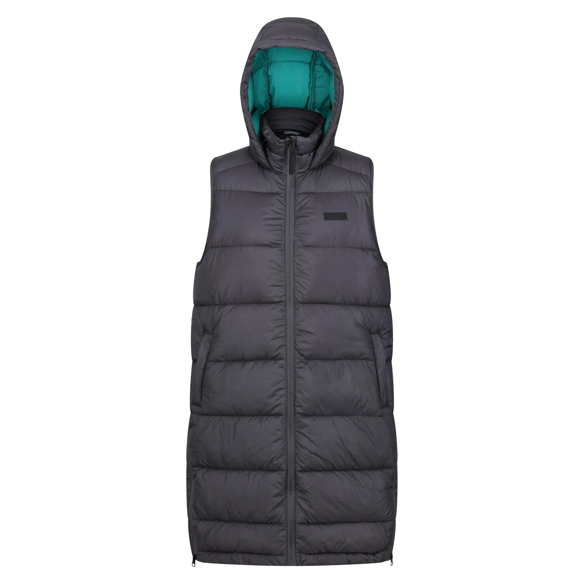 REGATTA Womens/Ladies Ganella Long Length Gilet (Seal Grey/Quiet Green)