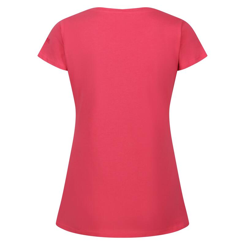 Camiseta Breezed III Flores para Mujer Fruta Paloma