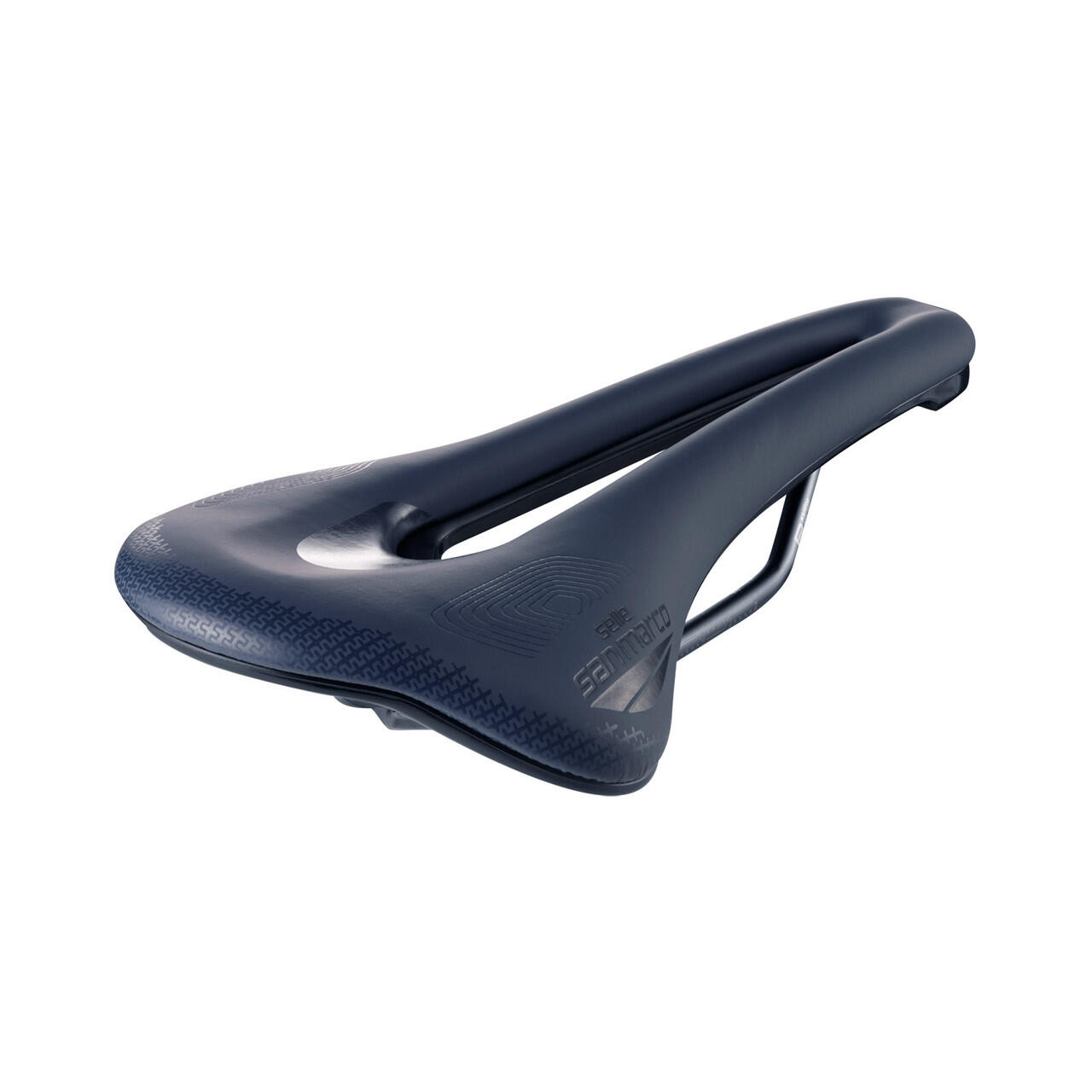 SELLE SAN MARCO San Marco SHORTFIT 2.0 Supercomfort Open-Fit Racing Wide BLUE