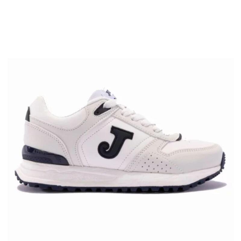 Calçado de caminhada urbana Criança JOMA TORNADO JR 2402. Branco-marinho