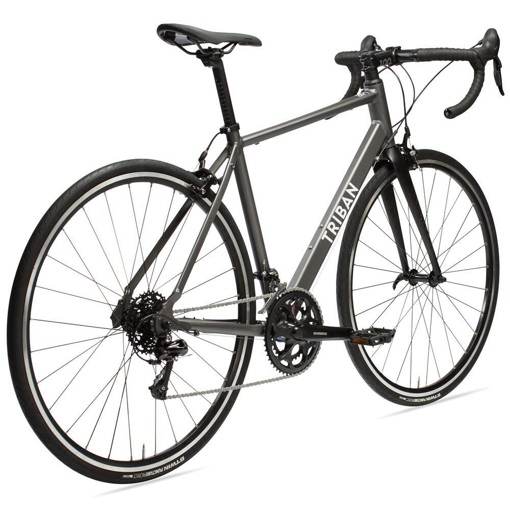 REFURBISHED ROAD BIKE TRIBAN RC 120 -GREY- C GRADE 3/6