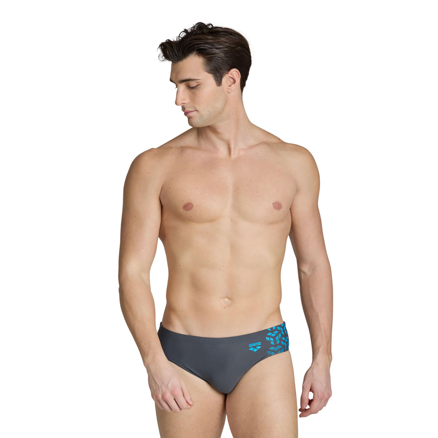 Arena - Slip De Bain Homme - Kikko V - Maillot De Bain 1 Pièce - Bleu|gris - 105 - Decathlon