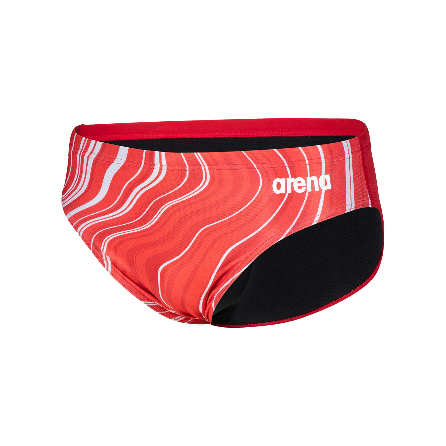 Arena - Slip De Bain Homme - Marbled - Maillot De Bain 1 Pièce - Rouge - 100 - Decathlon