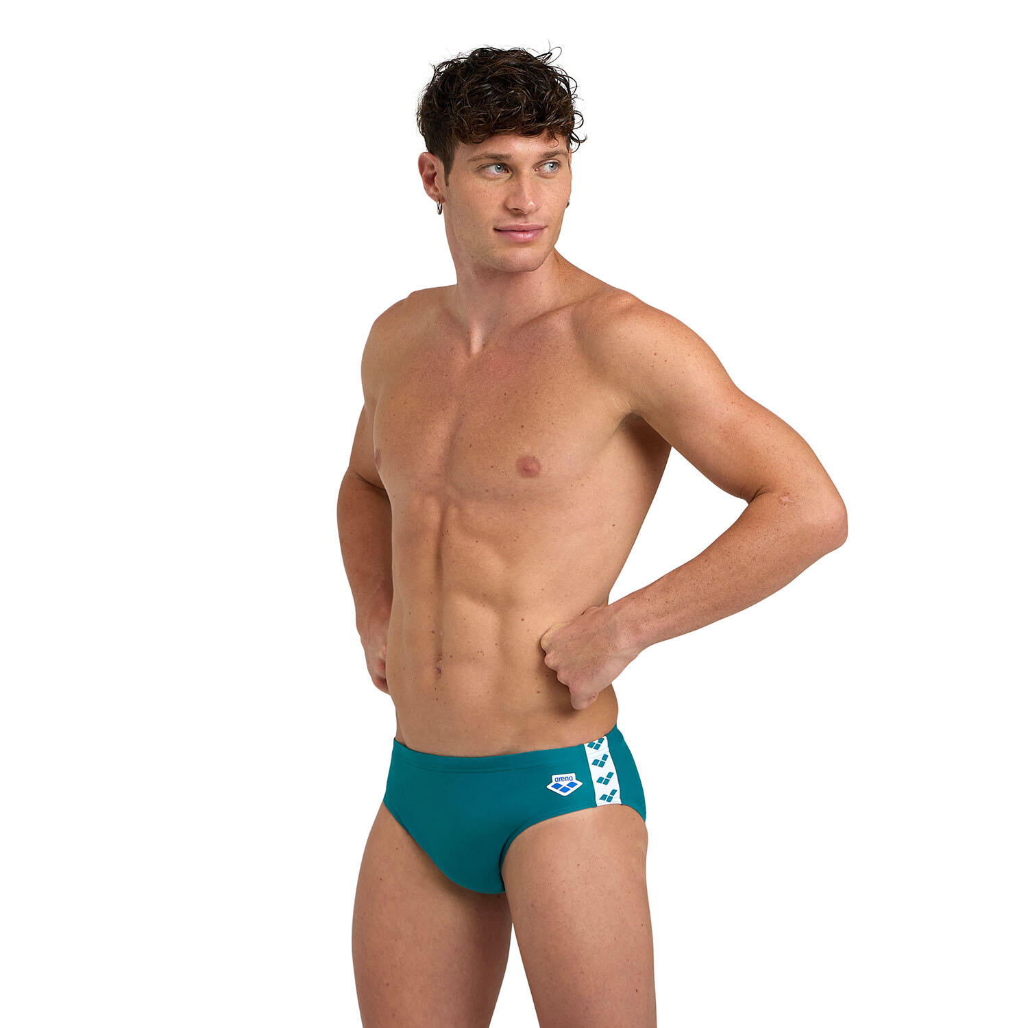 Arena - Slip De Bain Homme - Icons Solid - Maillot De Bain 1 Pièce - Bleu - 110 - Decathlon