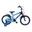 Vélo garçon Cortego BMX Cross bleu 16 pouces