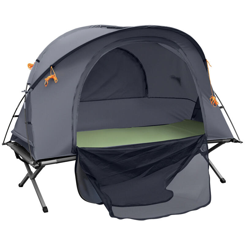 Silla Plegable Acolchada COMFORT, Ajustable, para Jardín, Pesca, Camping y  Playa, Poliéster, 107 x 60 x 68 cm, Gris