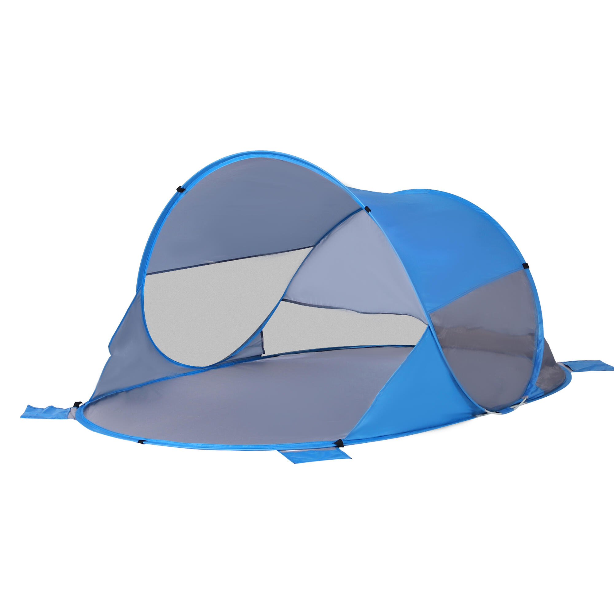 OUTSUNNY Tienda de Playa Outsunny 200x120x90 cm Azul
