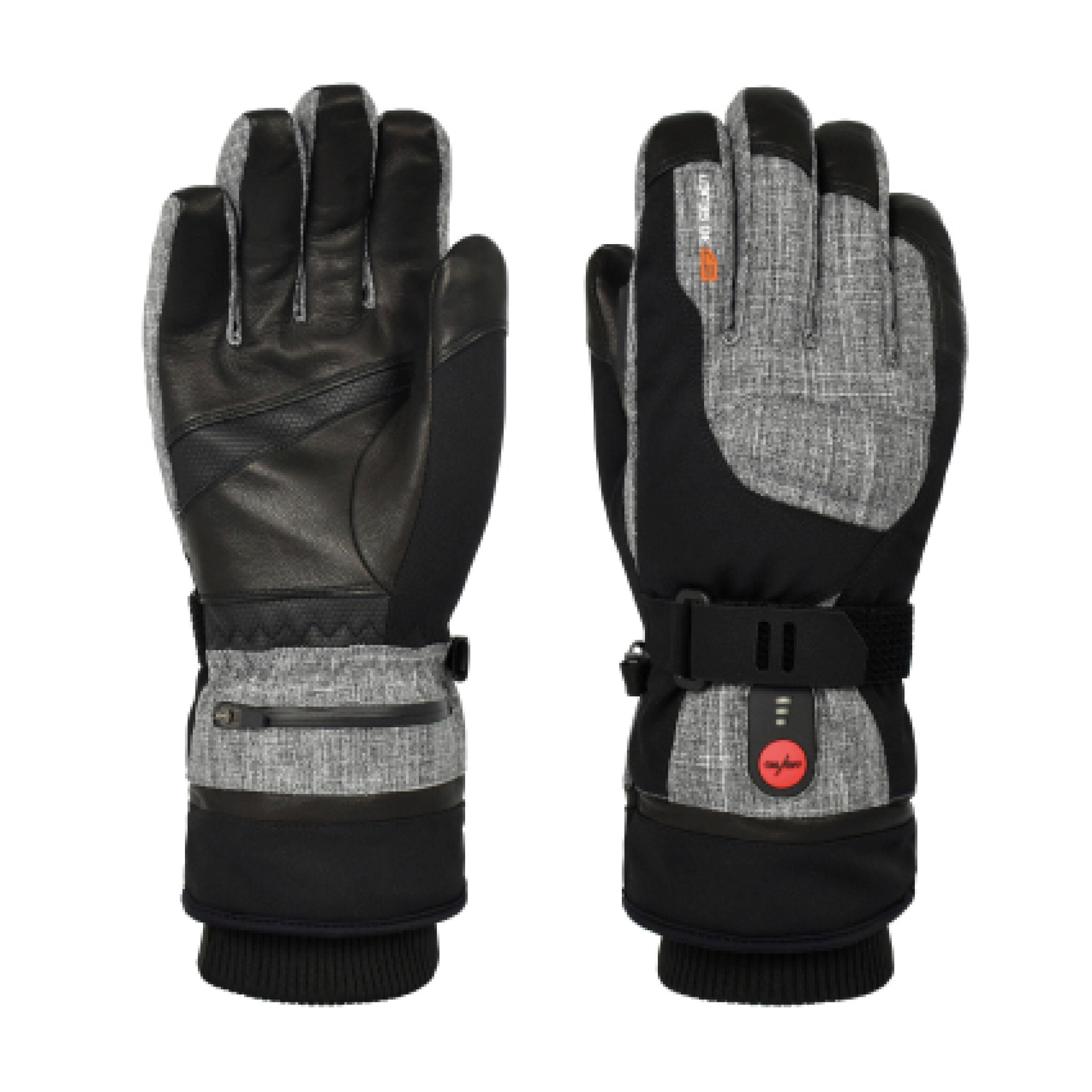 Verwarmde handschoenen extra warm & waterdicht - Grijs 2/7