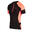 T-shirt de Trail Milie - Noir/Corail - Homme