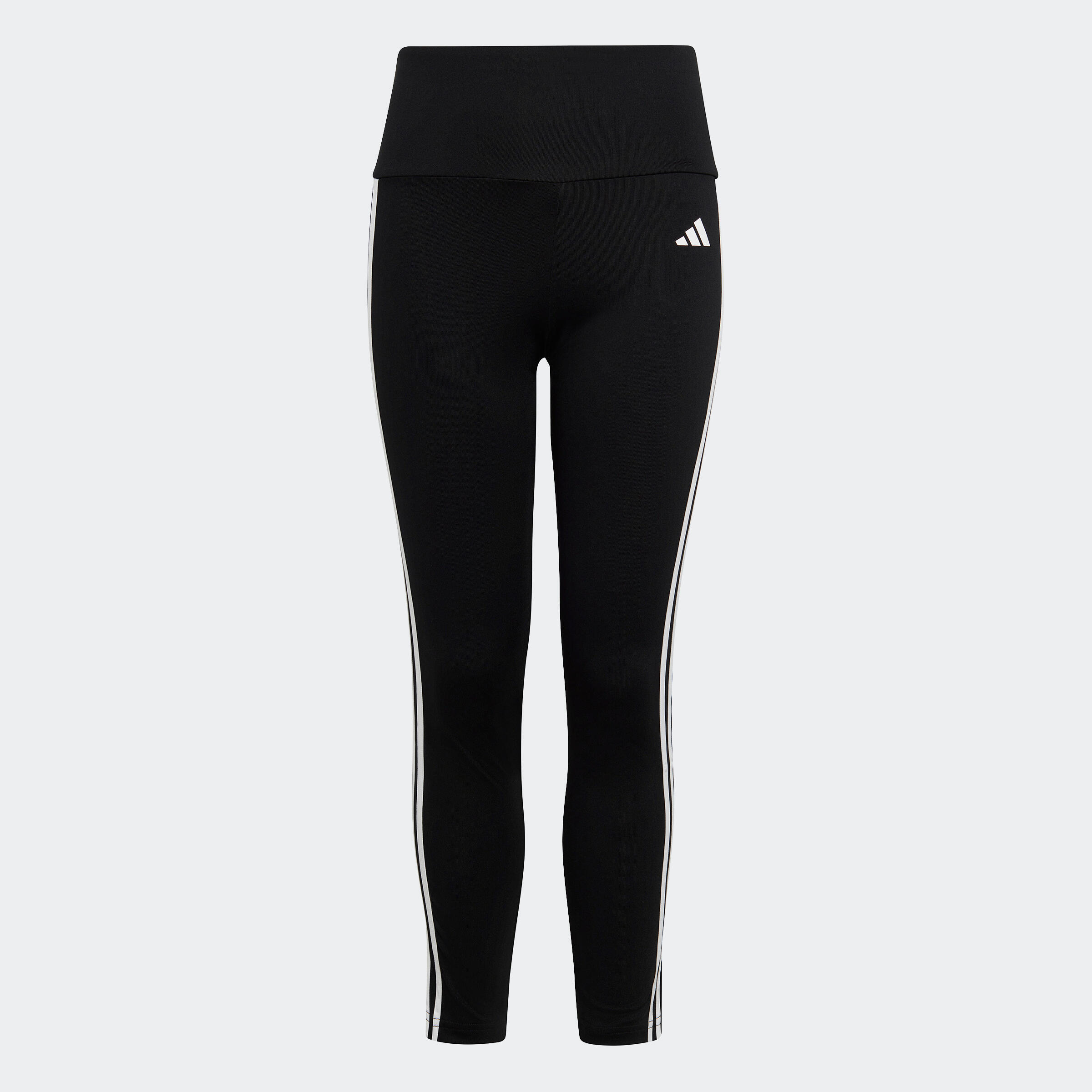 ADIDAS Refurbished Girls Synthetic Leggings - Black/White - A Grade