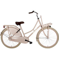 Vélo Fille Spirit Omafiets Rose Saumon 26 Pouce