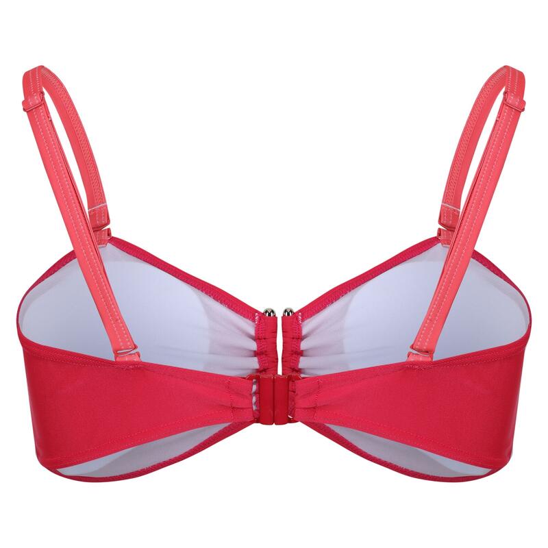 "Aceana III" Bikini Oberteil für Damen Leuchtend Rosa/Pfirsichblüte