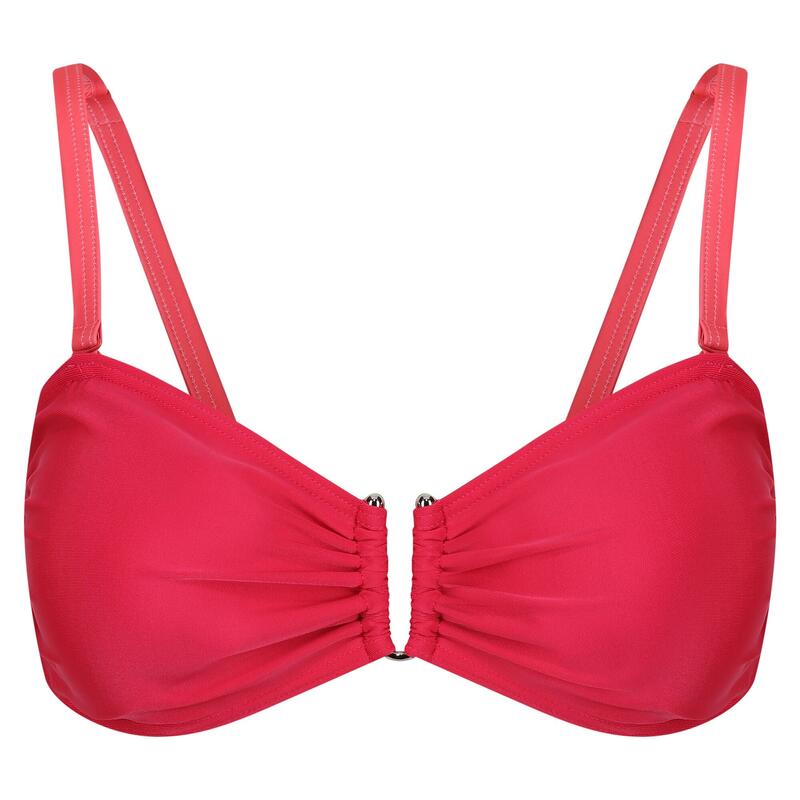 "Aceana III" Bikini Oberteil für Damen Leuchtend Rosa/Pfirsichblüte