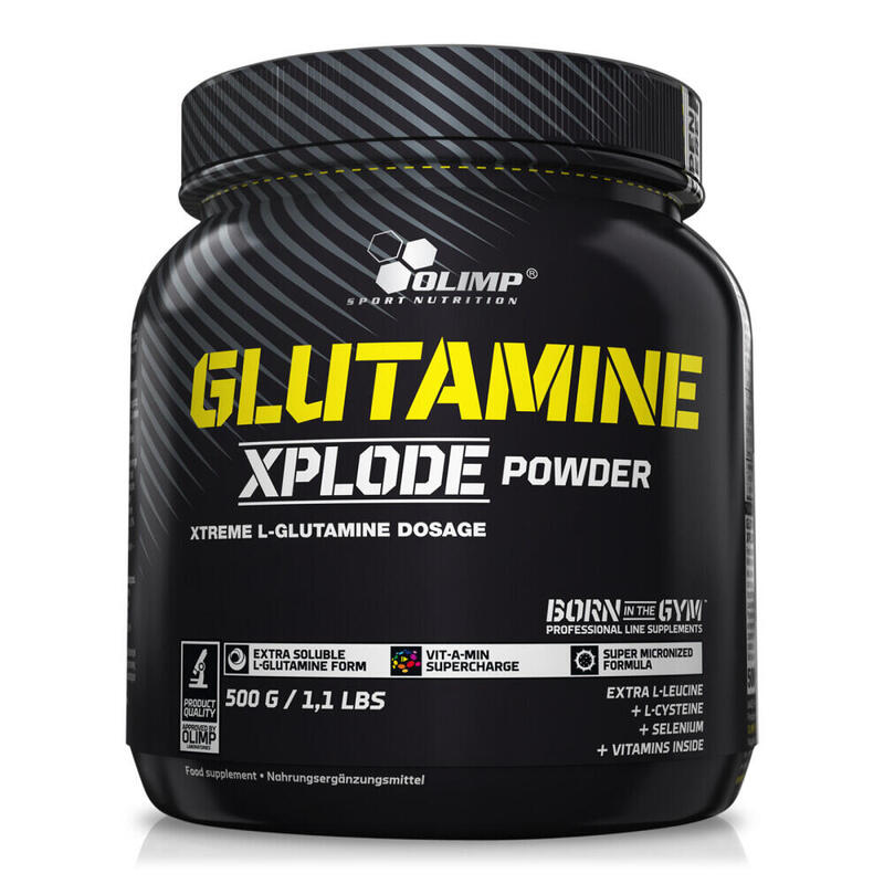 Glutamine XPLODE OLIMP 500 g Pomarańcza