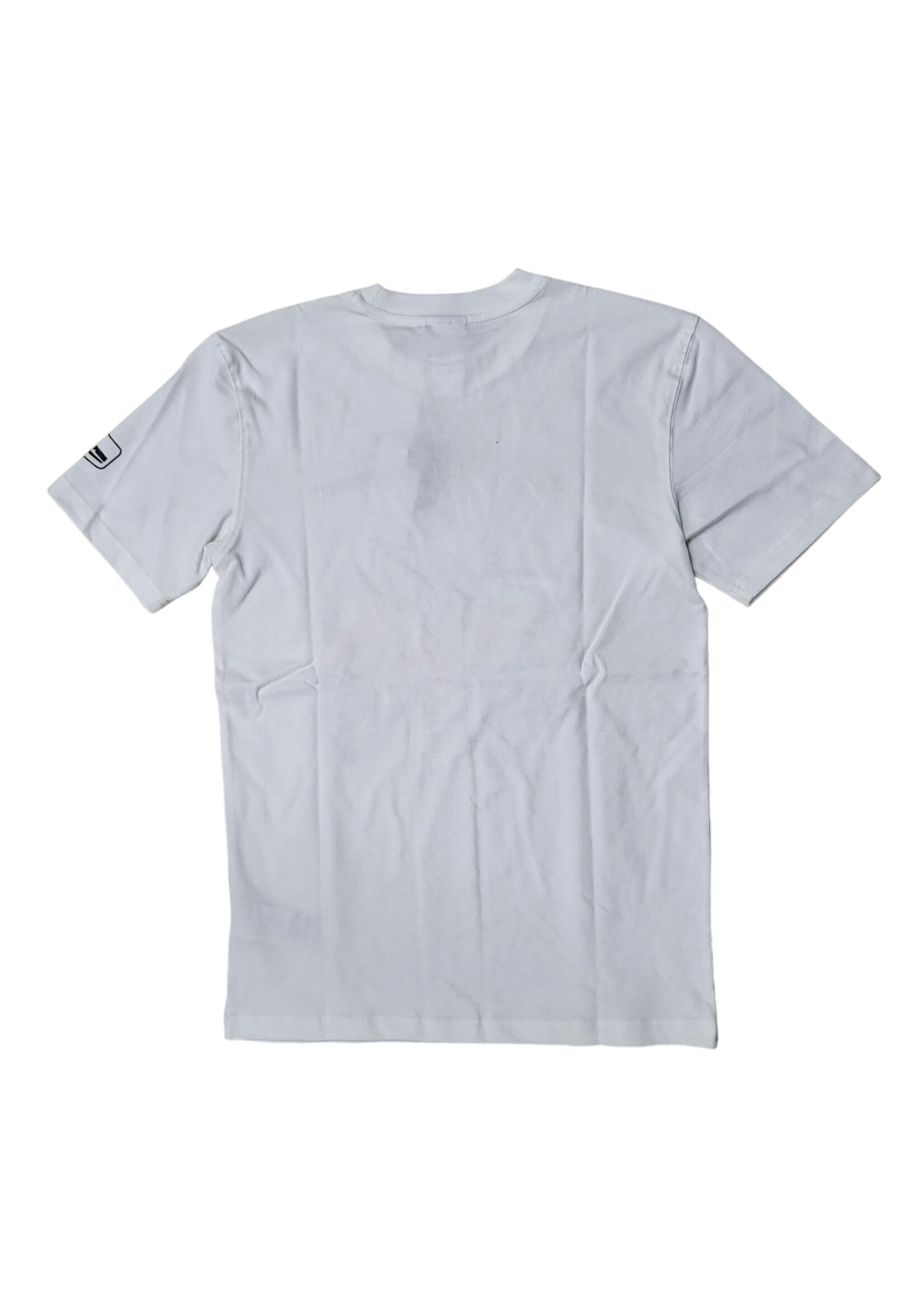 T-shirt uomo puma uptown bianco in cotone 2/2