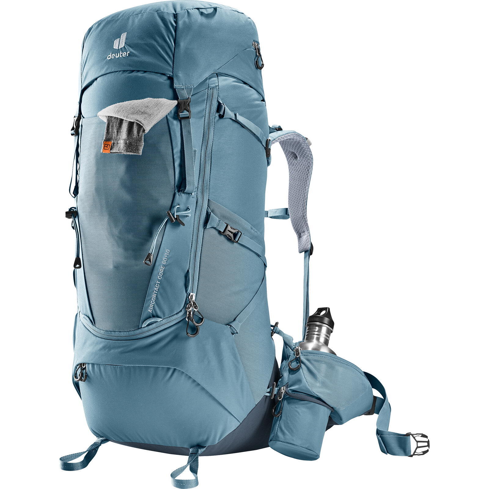 Sac à dos trekking Deuter Aircontact Core 60+10 60L extensible 70L bleu recyclé 7/7