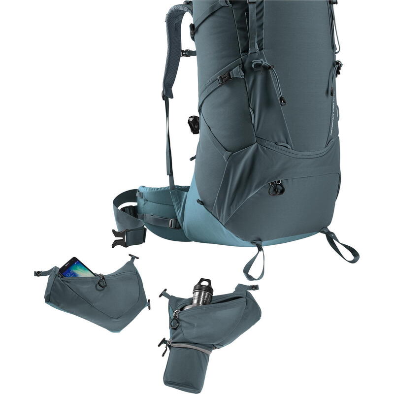 Trekkingrucksack Aircontact Core 60+10 graphite-shale