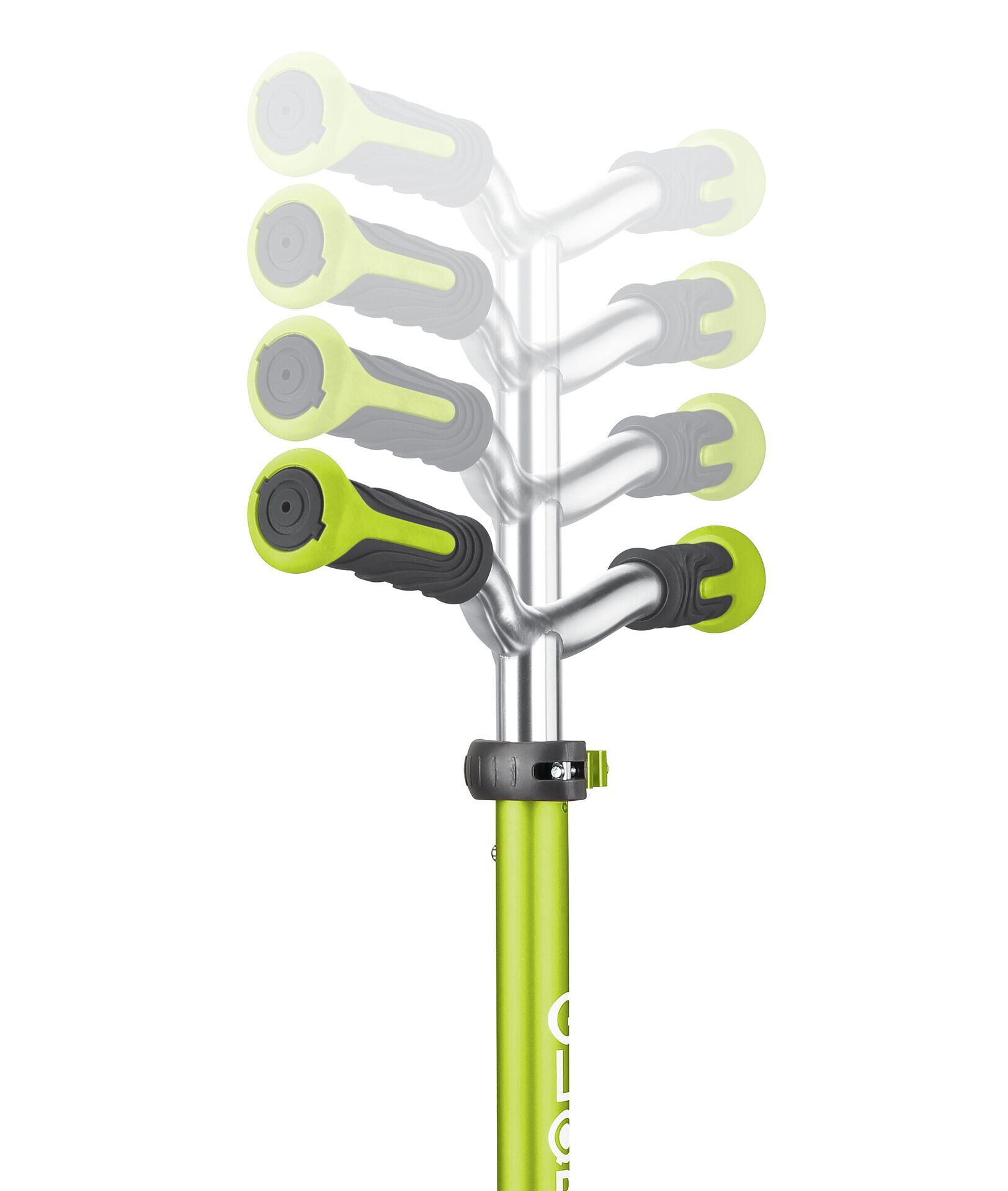 Trotineta pliabila Globber Elite Deluxe Lights Verde 13/15
