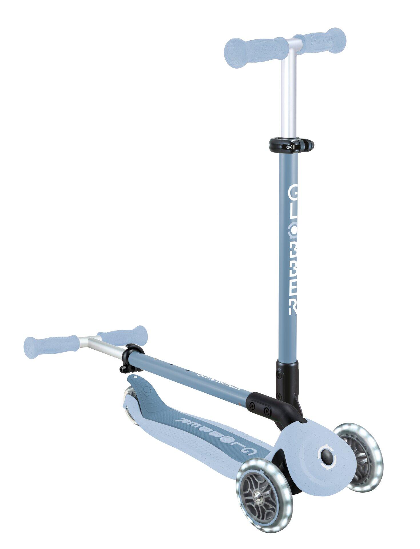 Globber Go Up Active Lights Eco Blueberry 6/7