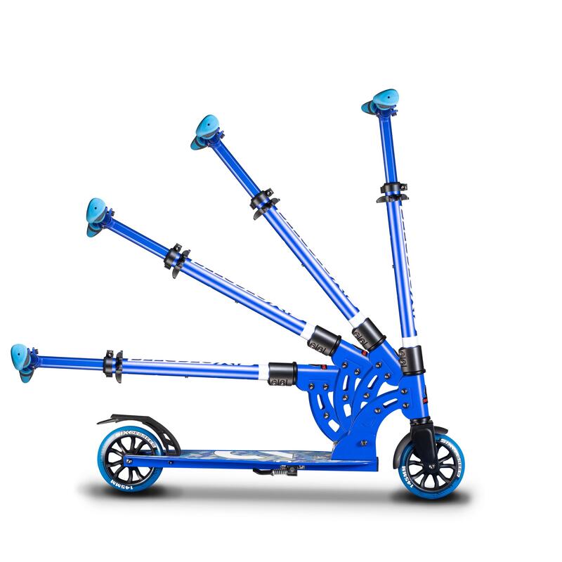 SIX DEGREES Aluminium Scooter Junior 145 mm blau