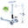 Trotineta Globber  Junior ECO, pliabila, culoare albastru