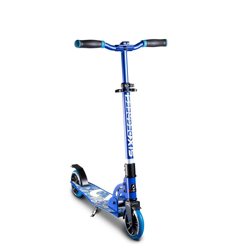 SIX DEGREES Aluminium Scooter Junior 145 mm blau