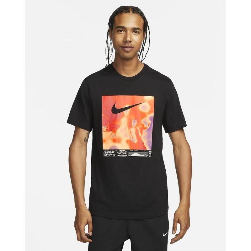 T-shirt uomo nike dri-fit tee jdi nero in cotone