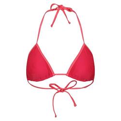 Top de Bikini Aceana Liso para Mujer Colorete Brillante, Melocotón Bloom